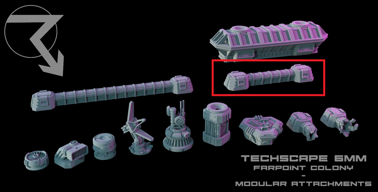 Techscape 6mm-Farpoint Colony: Footbridge Short