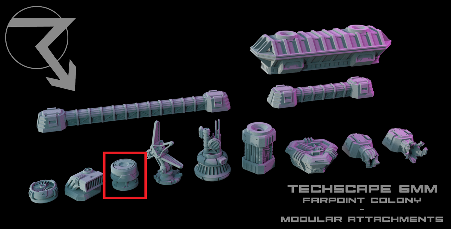 Techscape 6mm-Farpoint Colony: Multipurpose Storage Unit