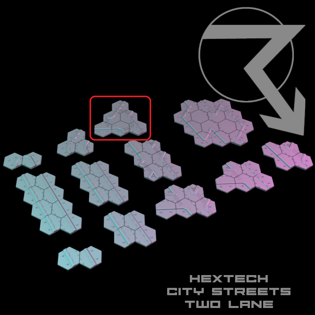 HEXTECH-Trinity City-Two Lane Streets