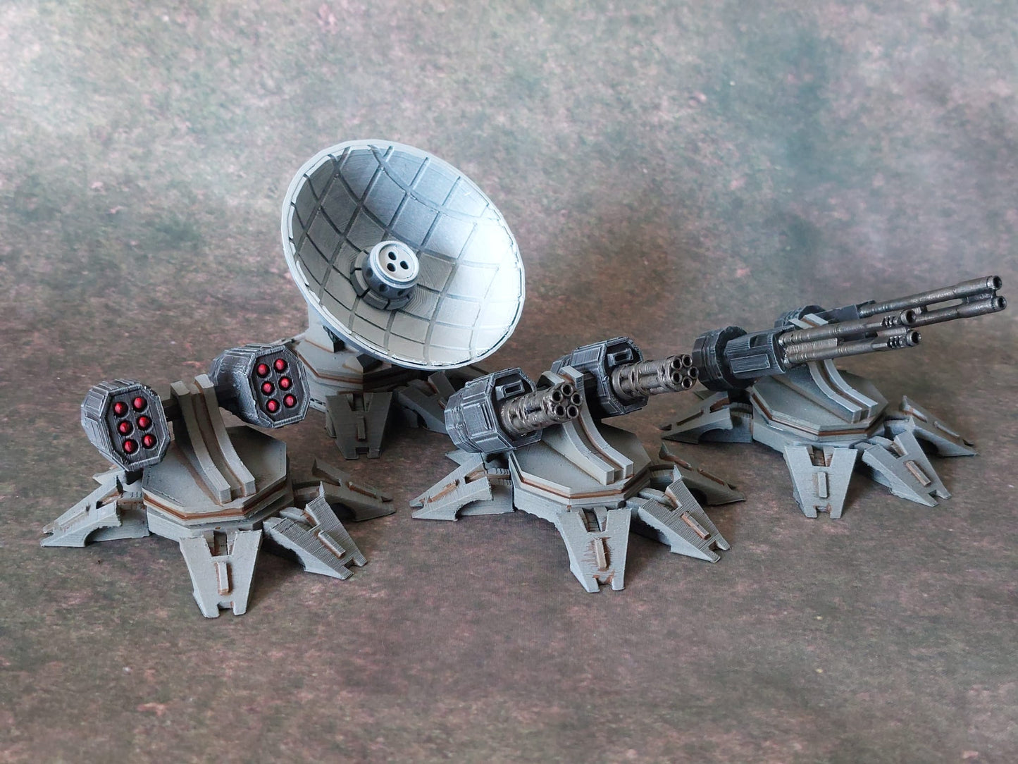 Sci-Fi Wargaming Terrain: Turrets