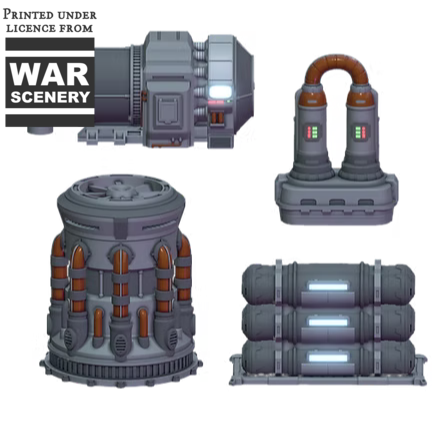 District 1919: Sci-Fi Scatter Terrain Set 1