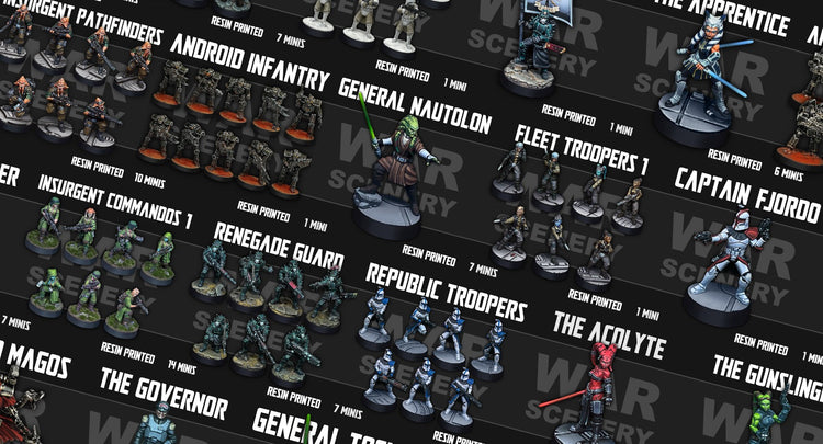 War Scenery Miniaturen