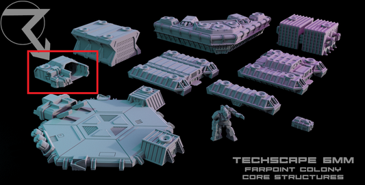 Techscape 6mm-Farpoint Colony: Vehicle Port