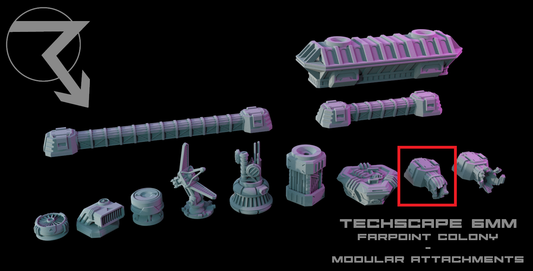 Techscape 6mm-Farpoint Colony: Footbridge Collapsed