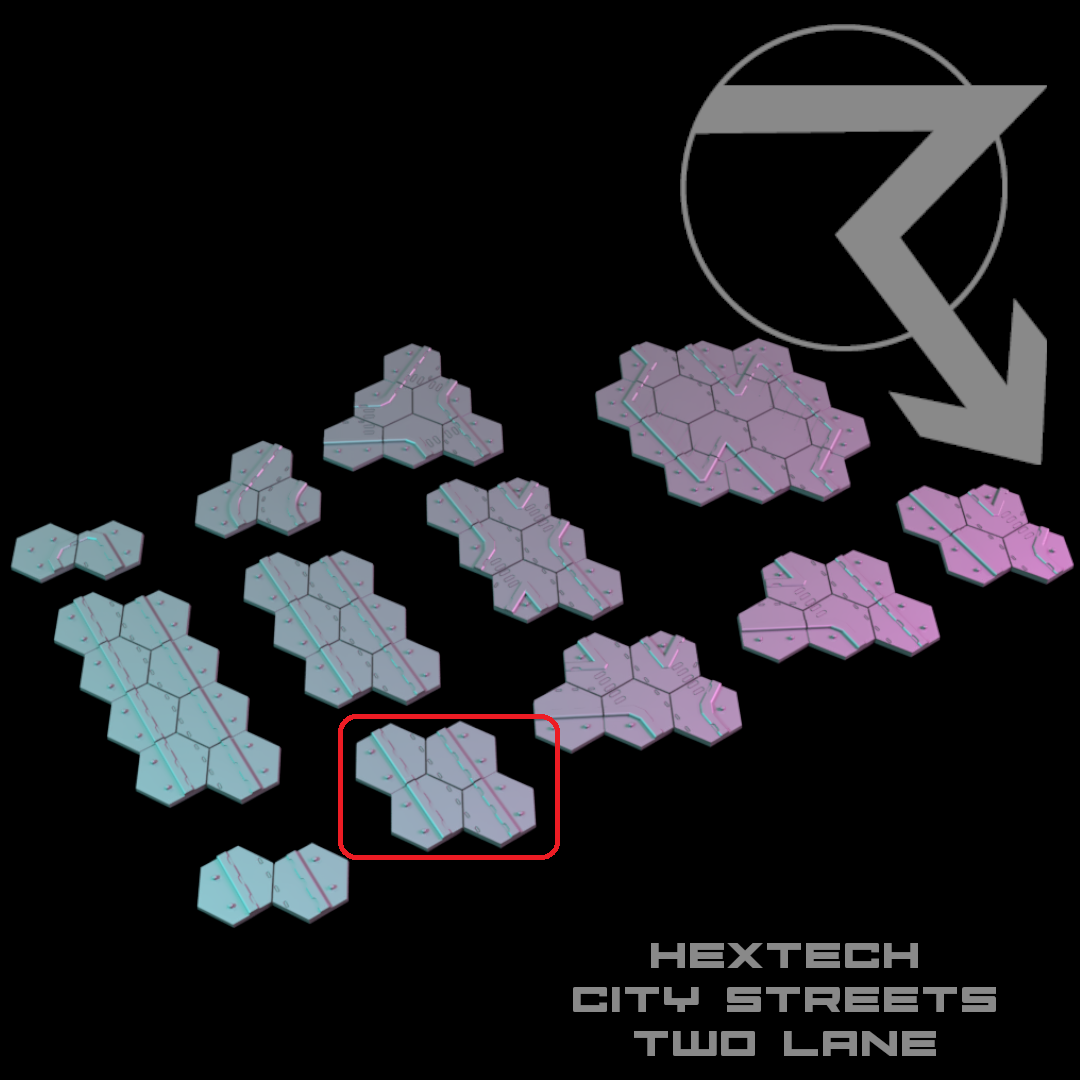 HEXTECH-Trinity City-Two Lane Streets