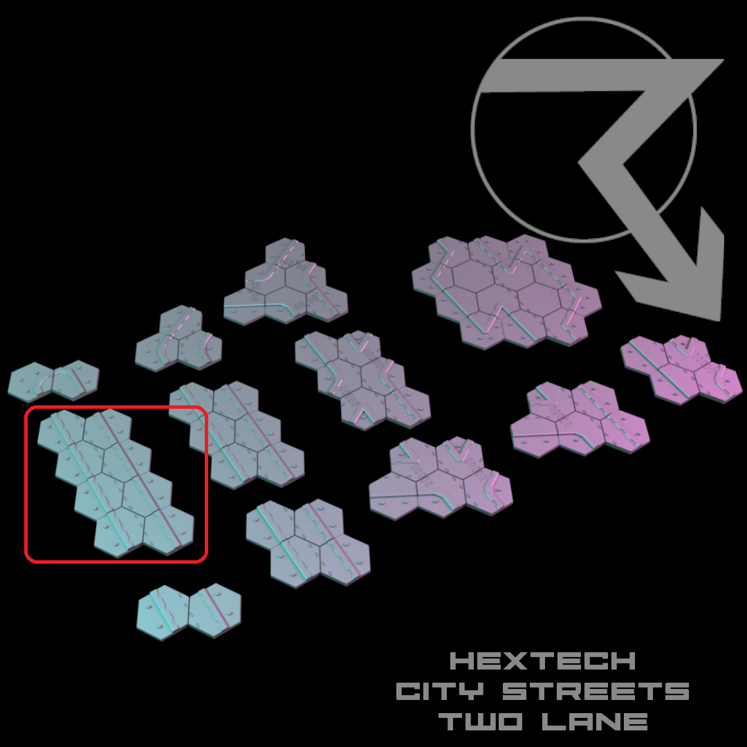 HEXTECH-Trinity City-Two Lane Streets