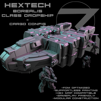 HEXTECH-Borealis Dropship für Battletech