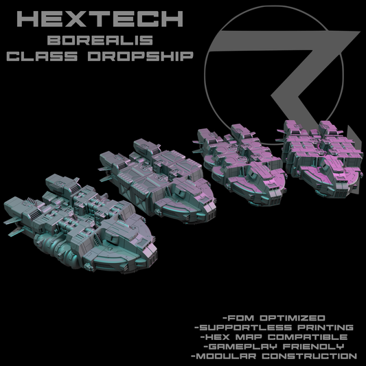 HEXTECH-Borealis Dropship für Battletech