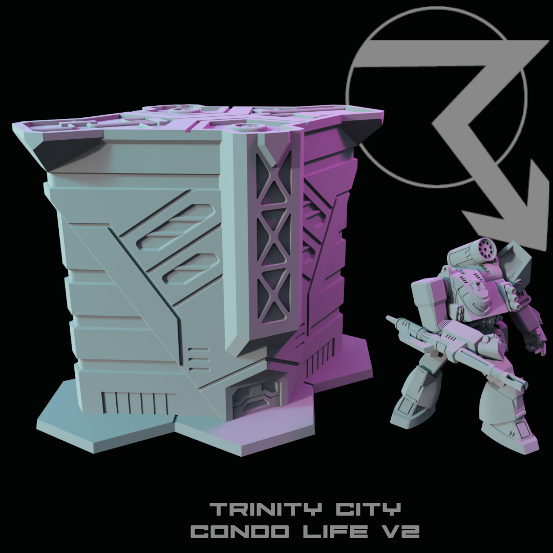 HEXTECH-Trinity City-Core Buildings