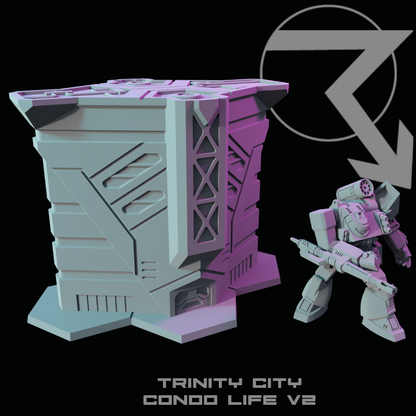 HEXTECH-Trinity City-Core Buildings