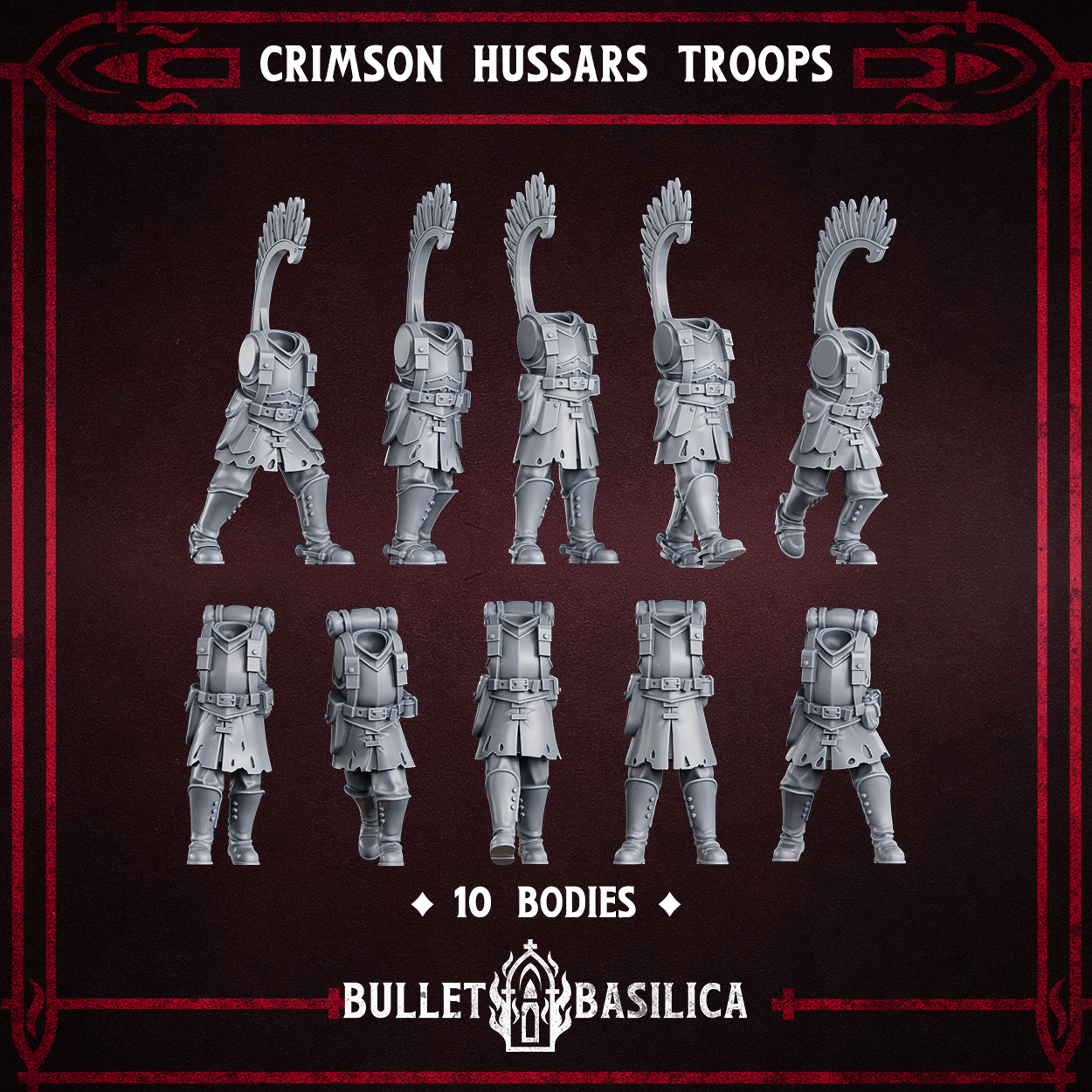 Crimsom Hussars Troops (build kit)