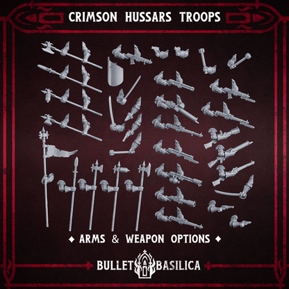 Crimsom Hussars Troops (build kit)