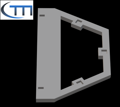 HexTerrain-Adapter Erhöhung 4 (kurz)