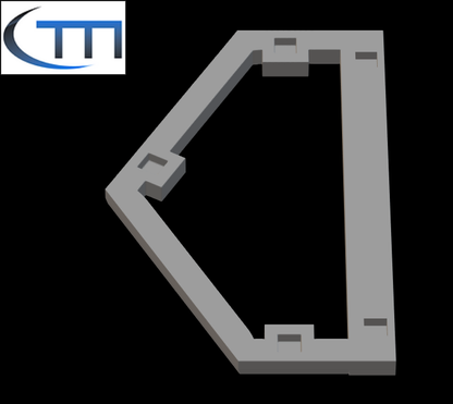 HexTerrain-Adapter Erhöhung 5 (kurz)