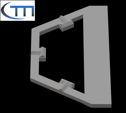 HexTerrain-Adapter Erhöhung 4 (kurz)