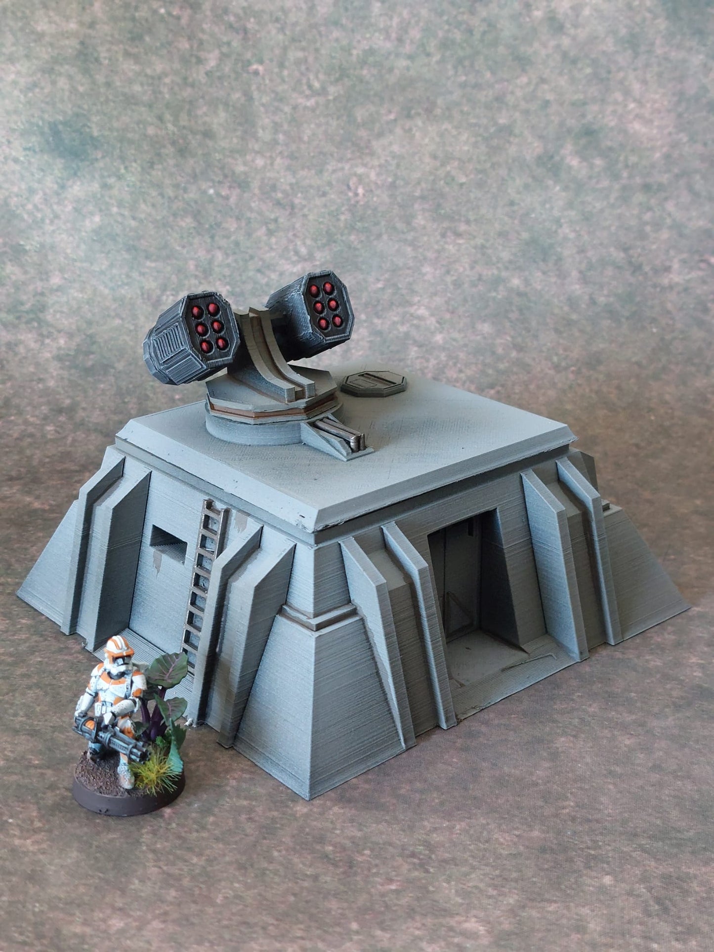Sci-Fi Wargaming Terrain: Large Pillbox