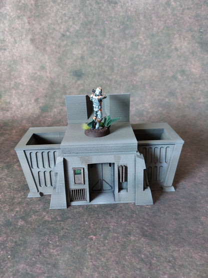 Sci-Fi Wargaming Terrain: Straight Link Parapet