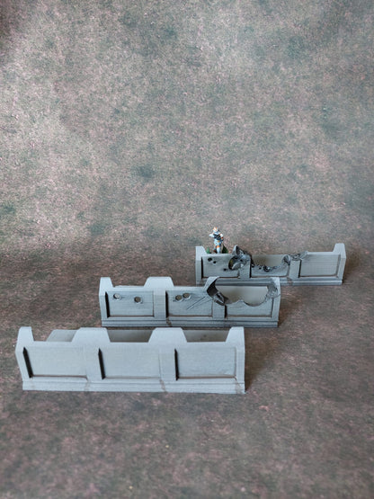 Sci-Fi Wargaming Terrain: Straight Base