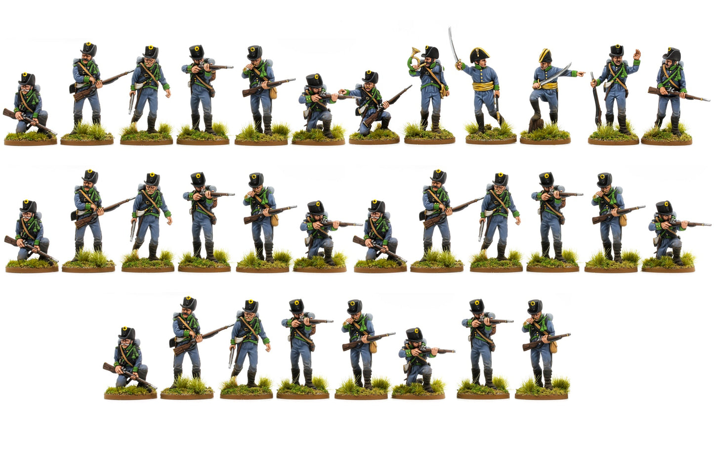 Austrian Jaegers Skirmishing Infantry Battalion 18mm (Resin)