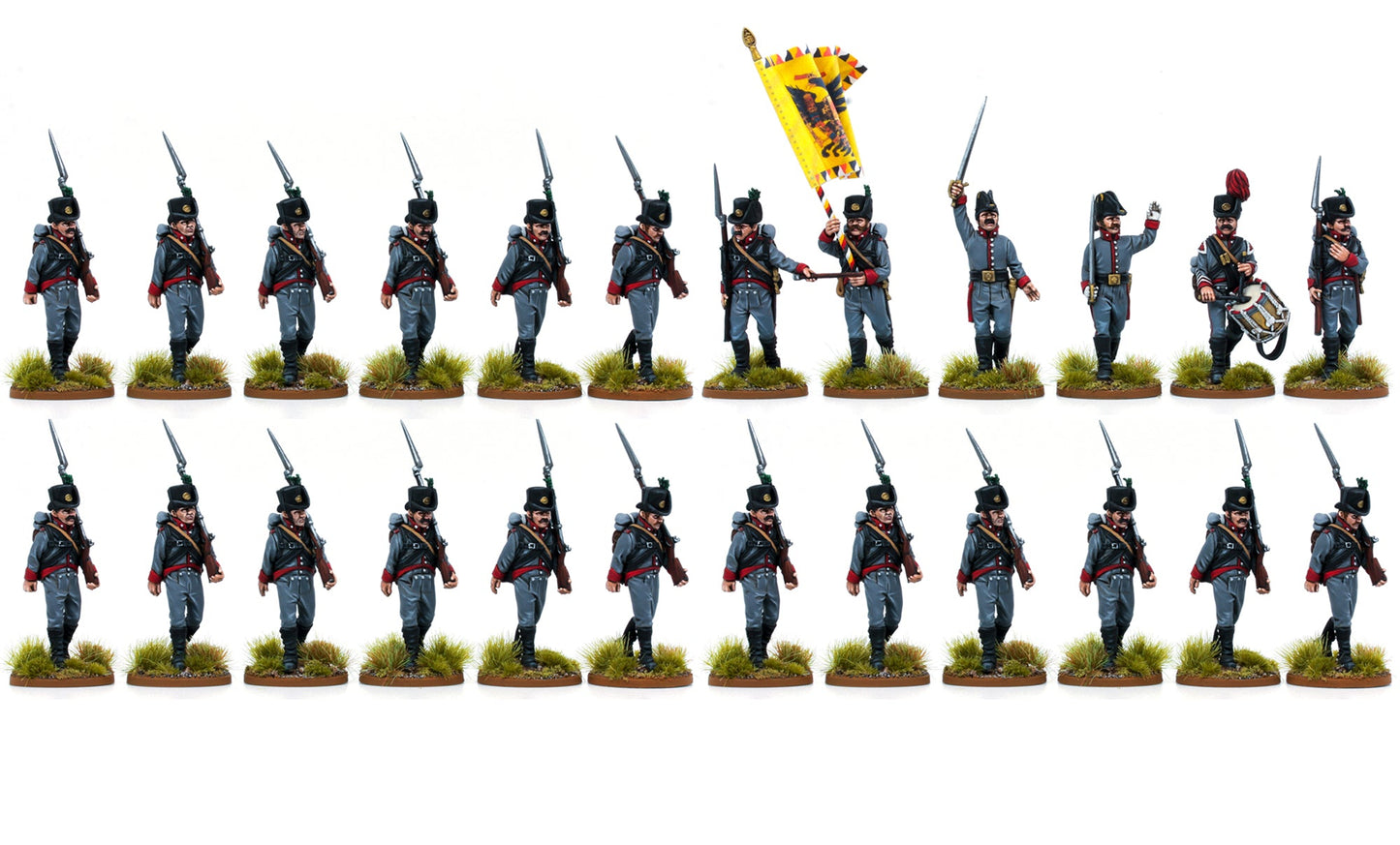 Austrian Landwehr of Lower and Upper Austria Battalion 18mm (Resin)