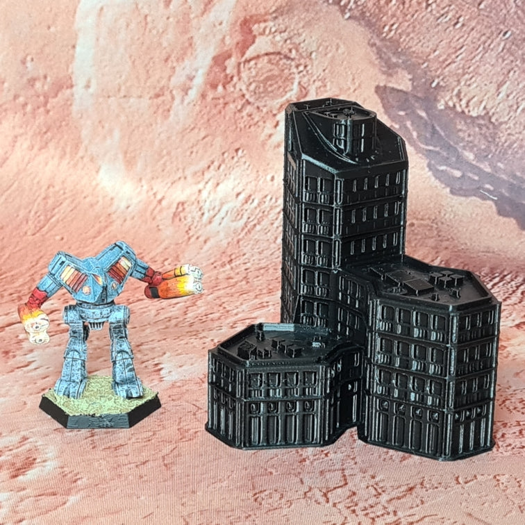 Gebäude 3 im 6mm Maßstab für Battletech und Alpha Strike