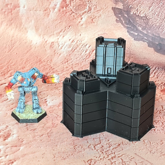 Gebäude 6 im 6mm Maßstab für Battletech und Alpha Strike
