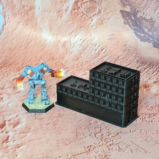 Gebäude 9 im 6mm Maßstab für Battletech und Alpha Strike