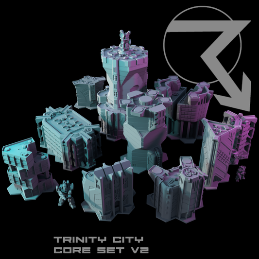 HEXTECH-Trinity City-Core Buildings