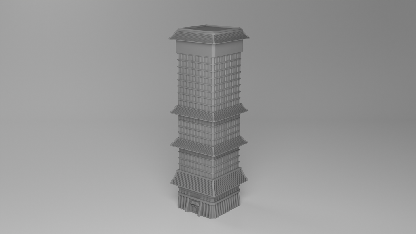 Asia Gebäude Erweiterung Etagen