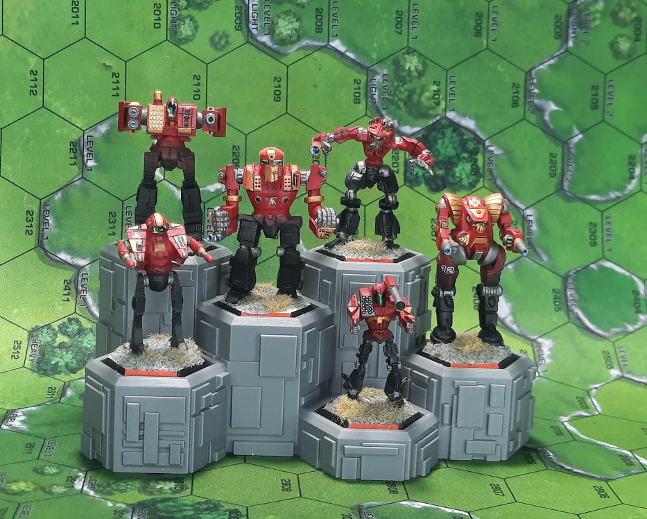 Six-Unit Level II Display Stand